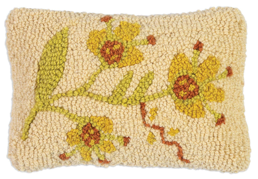 Folklorica Cream Hook 8" x 12" Pillow