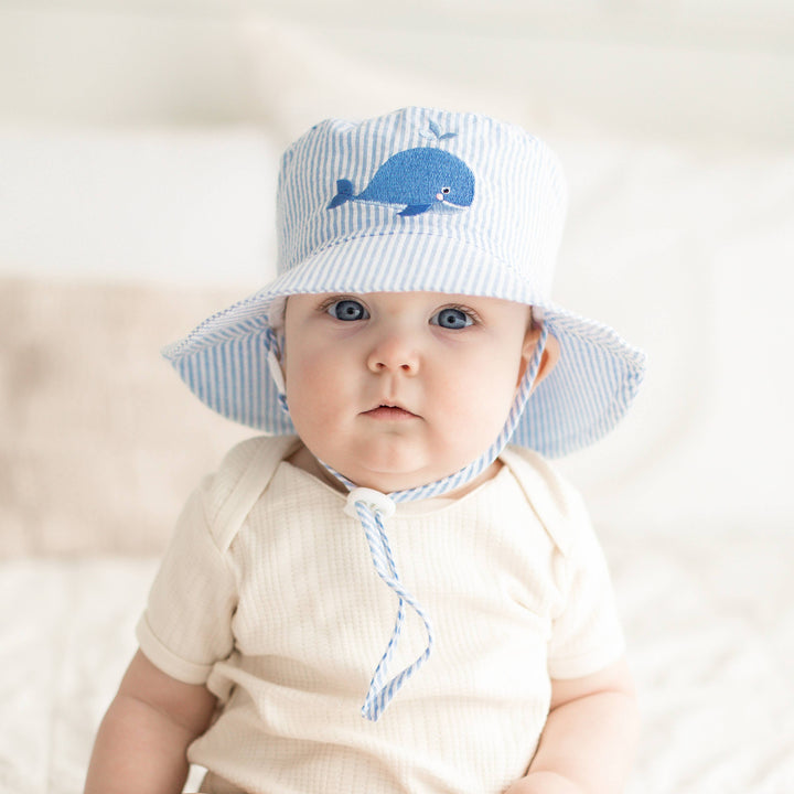 Whale Bucket Baby & Toddler Hat UPF 50+