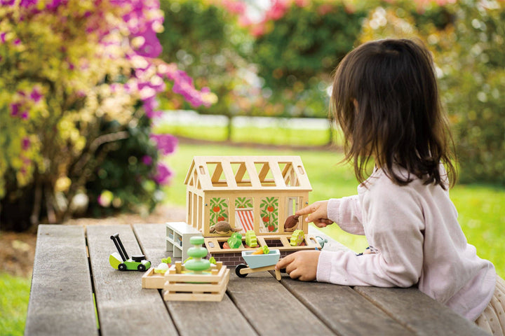 Greenhouse and Garden Set Wooden Toy
