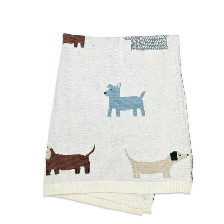 Buddy Dog, Organic Knit Baby Blanket