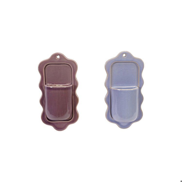 4-1/4"W x 9"H Stoneware Wall