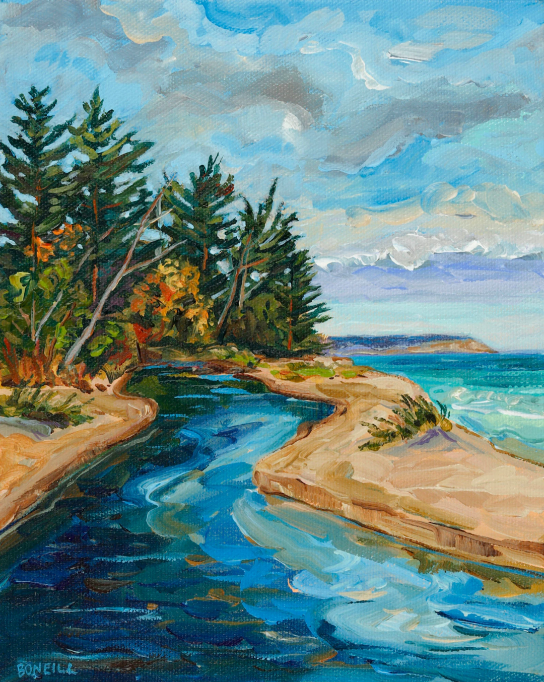 Follow the Stream Art Print, 2 Sizes