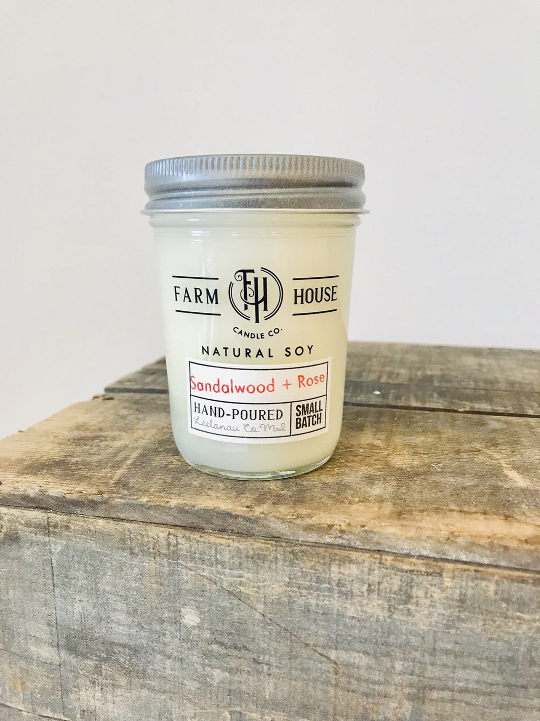 Sandalwood + Rose, Made in Lake Leelanau, MI
