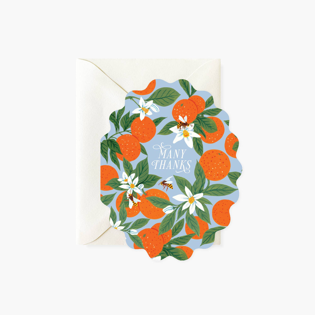 Citrus Thank You Card