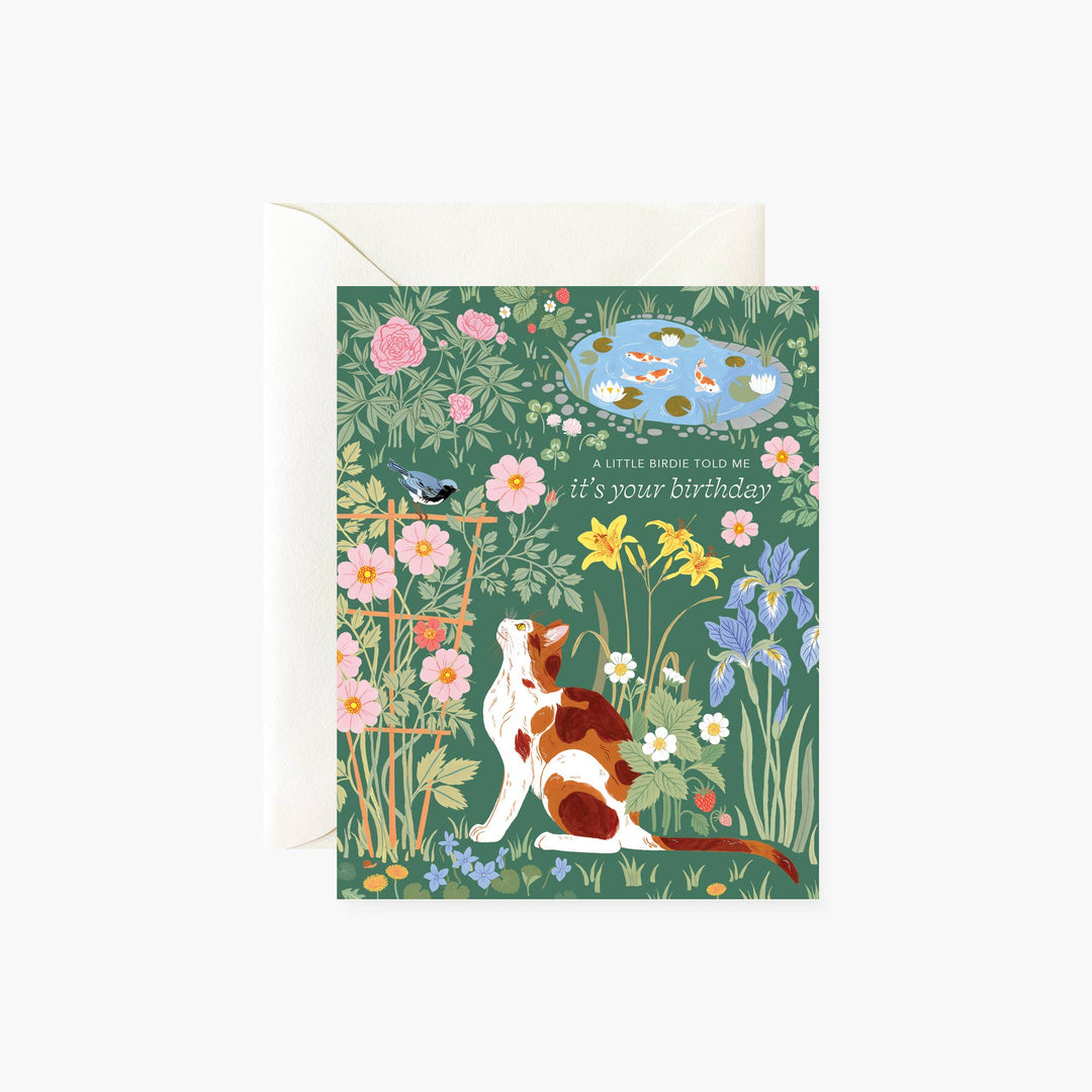 A Little Birdie Told Me Greeting Card