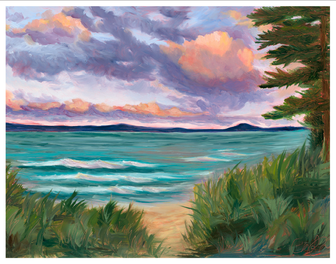 'Something Real' Oil Painting Print | Chelsey Skowronski, Owner of Poppy Things