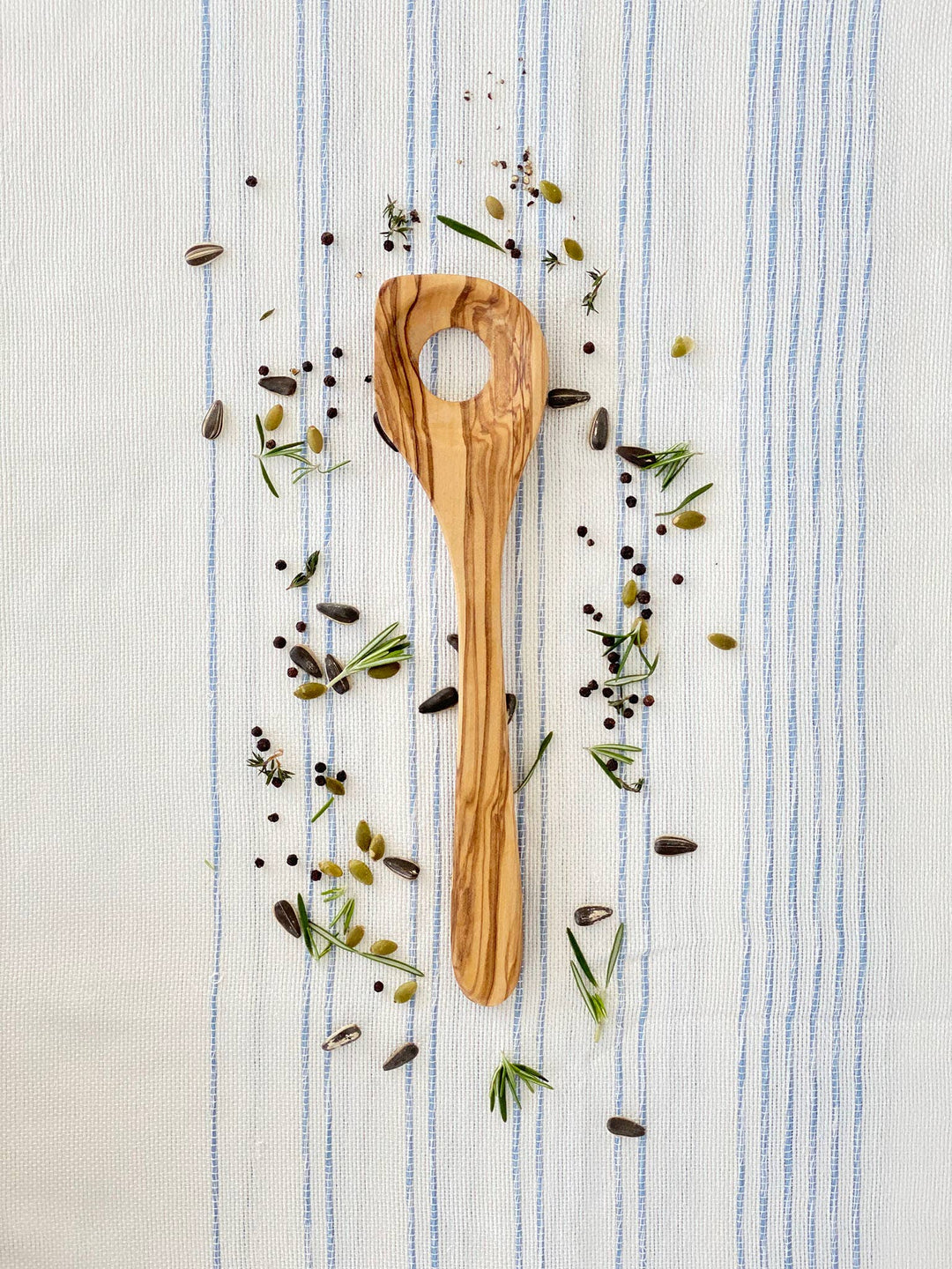 Scents and Feel - Olive Wood Open Spoon 12"