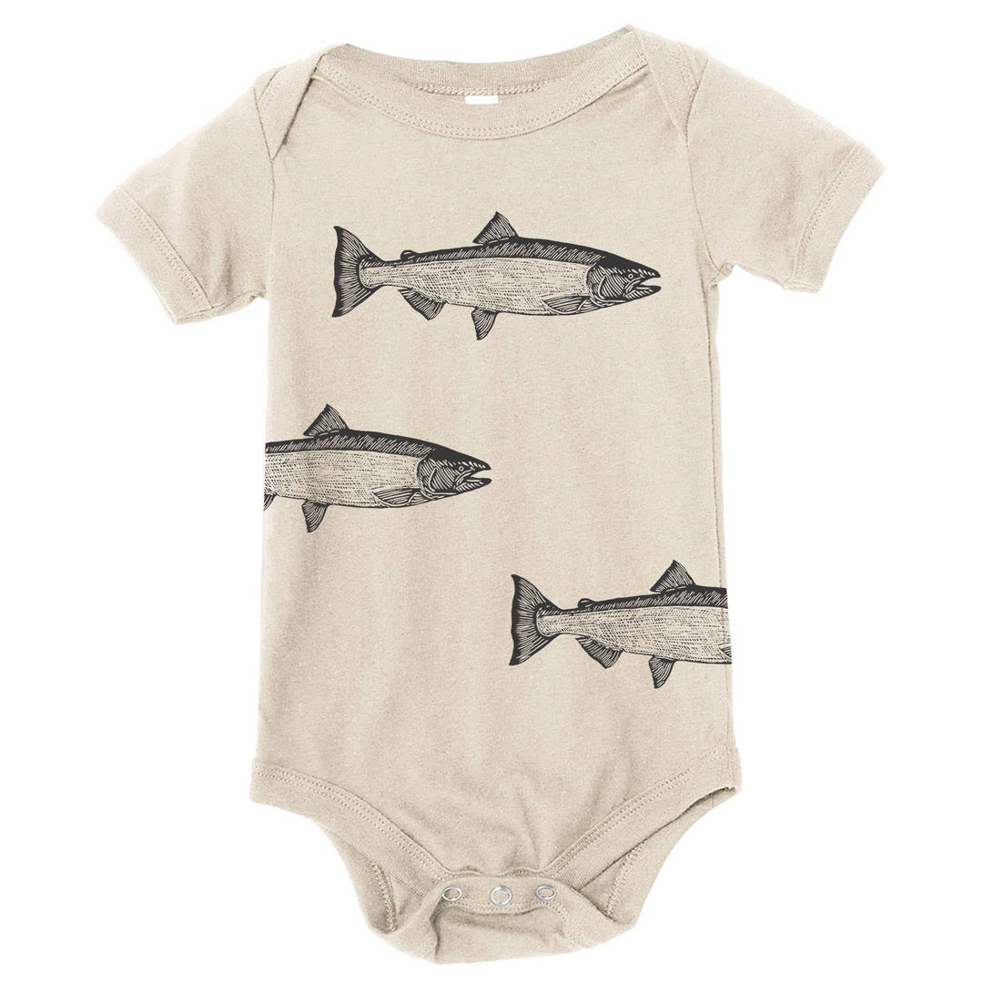 Salmon Onesie | Printshop Northwest