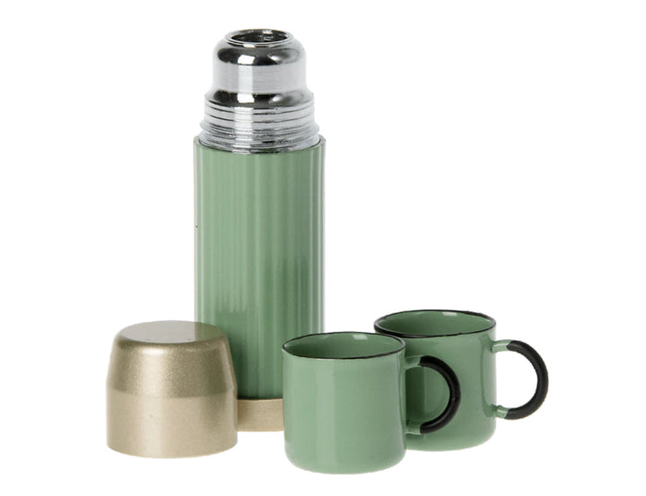 Miniature Thermos and Cups in Mint