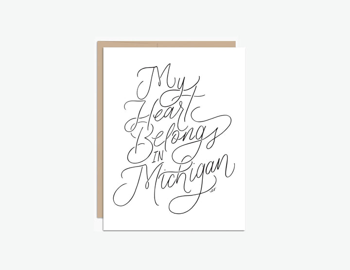 Michigan Love Greeting Card Set, local artist