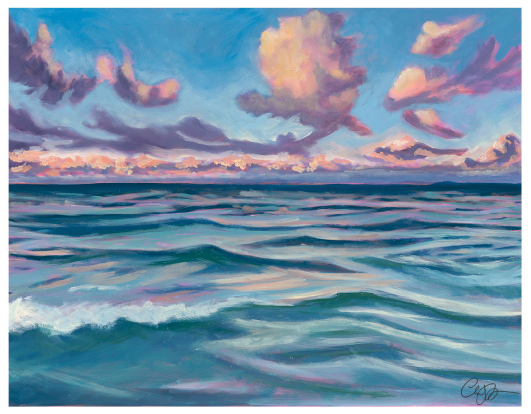 'When I'm Alone' Oil Painting Print | Chelsey Skowronski, Owner of Poppy Things