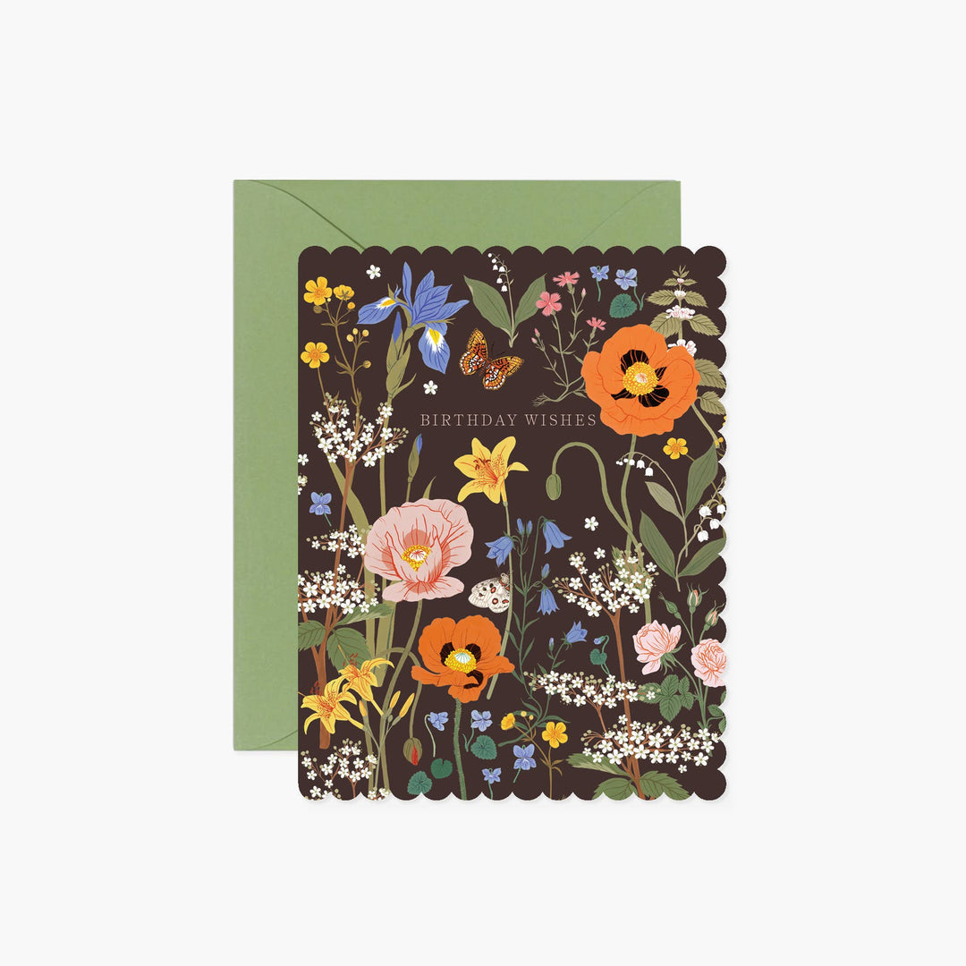 Wild Flowers Field Birthday Card | Botanica Paper Co.