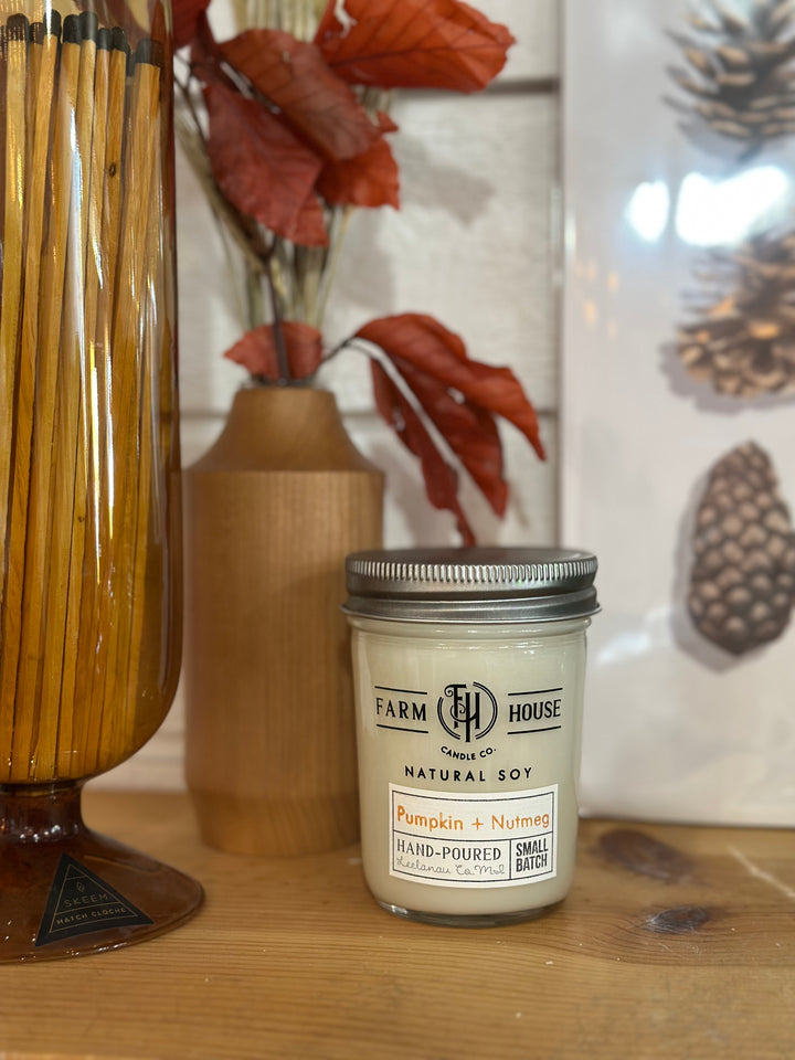 Pumpkin + Nutmeg Candle | Made in Lake Leelanau, MI
