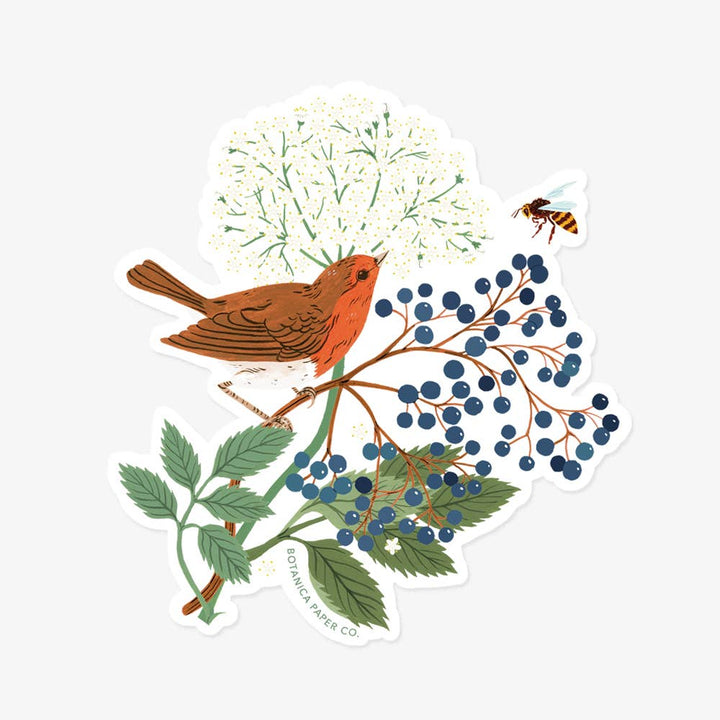 Robin Vinyl Sticker