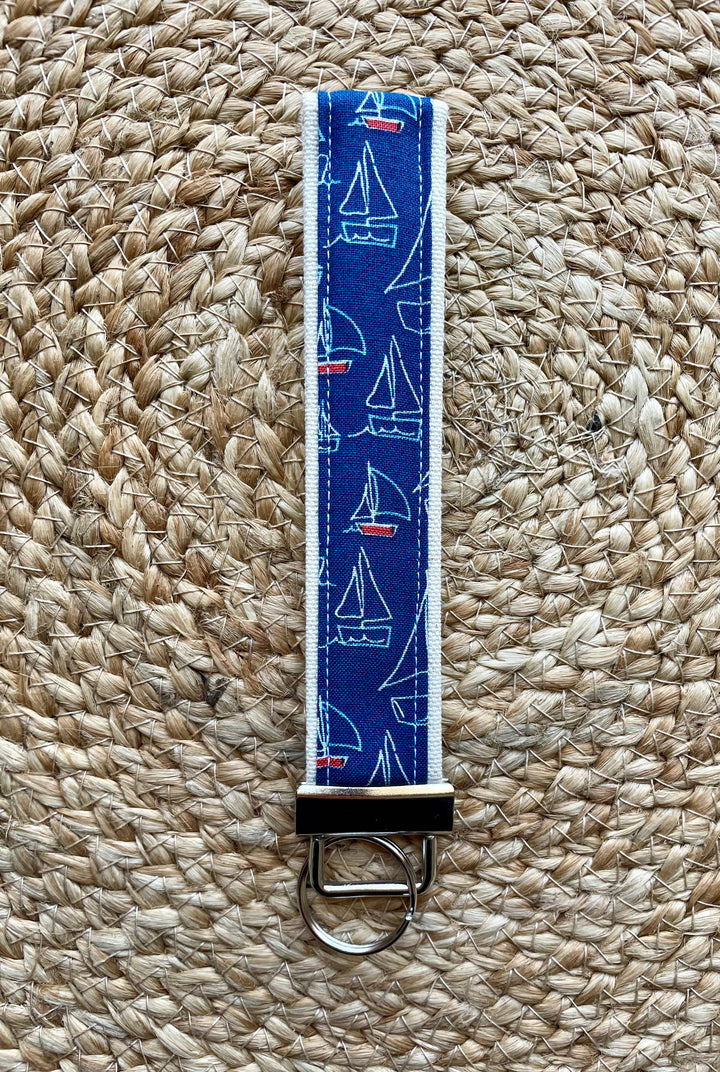Sailboat Keychain Wristlet