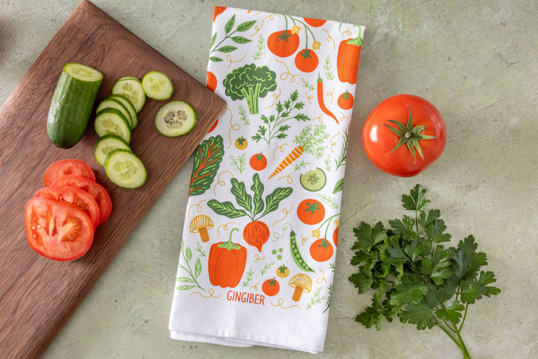 Veggie Tea Towel
