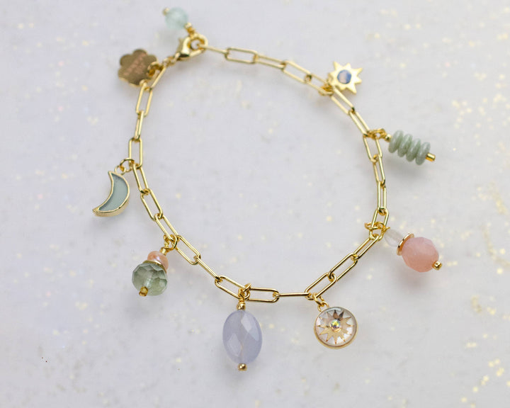 Zodiac Air Sign Charm Bracelet