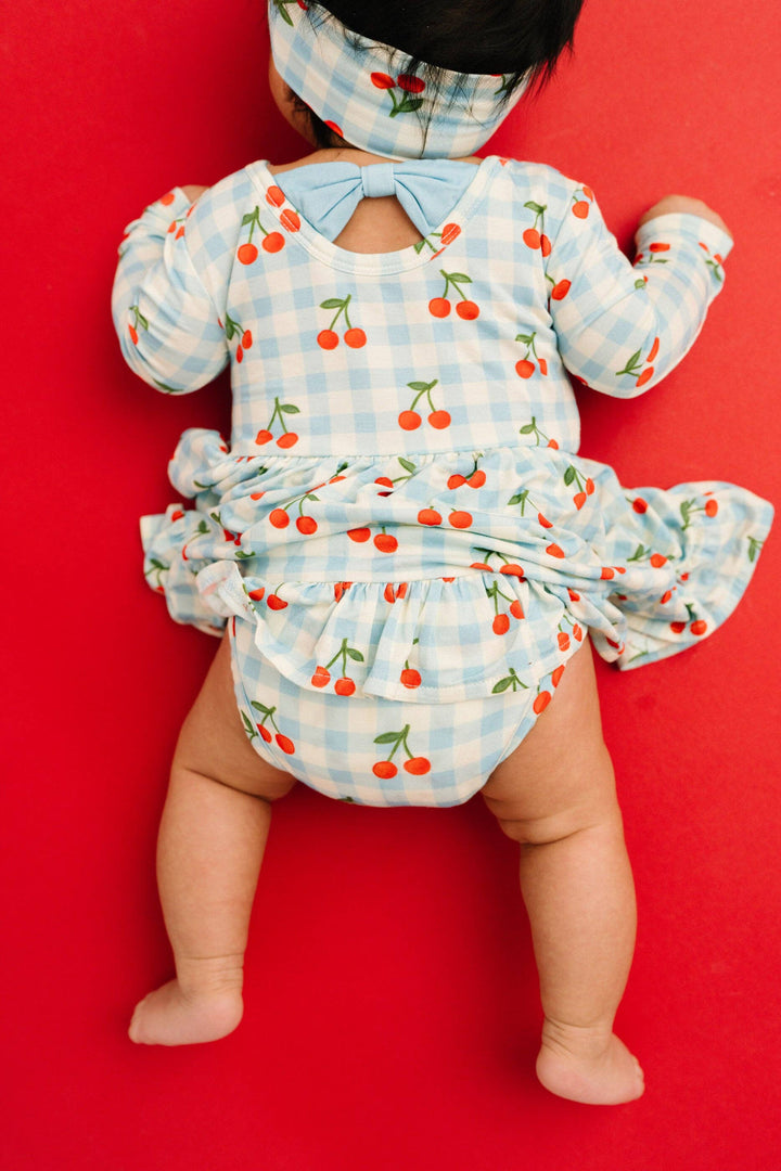 Cherry Picnic Bodysuit Bamboo Dress