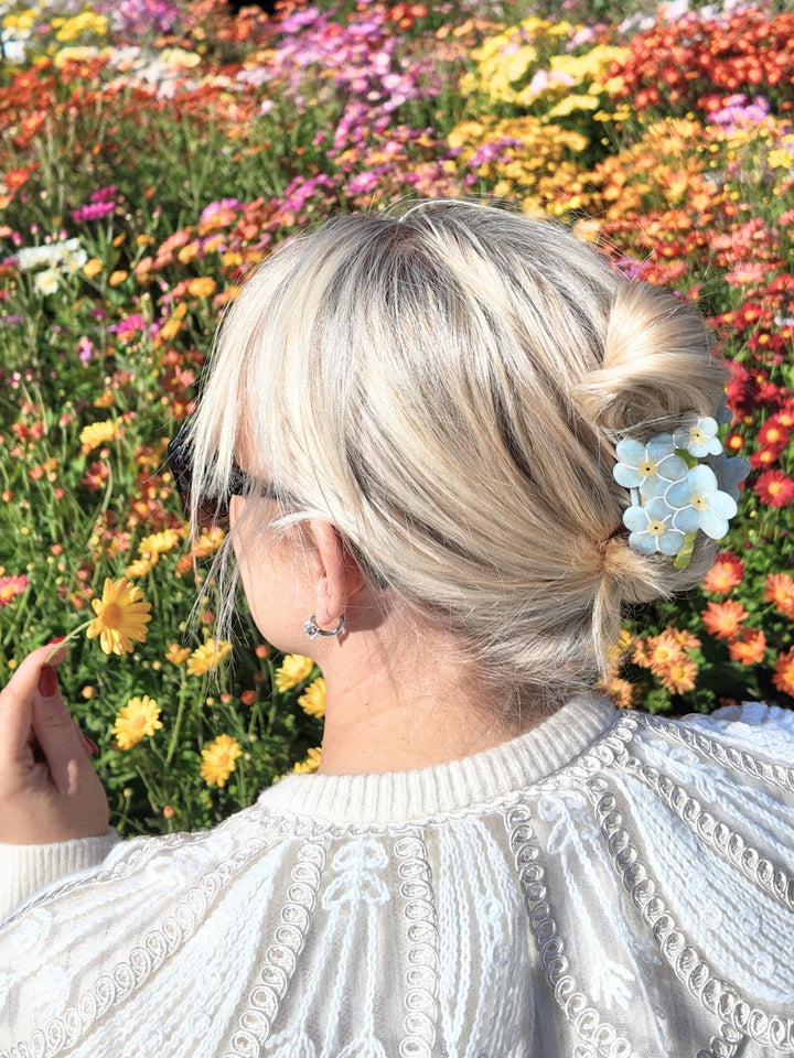 Forget-Me-Not Hair Clip