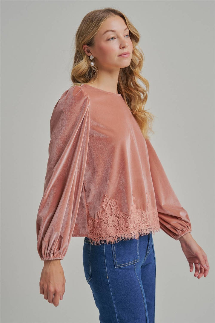 Velvet Holiday Blouse