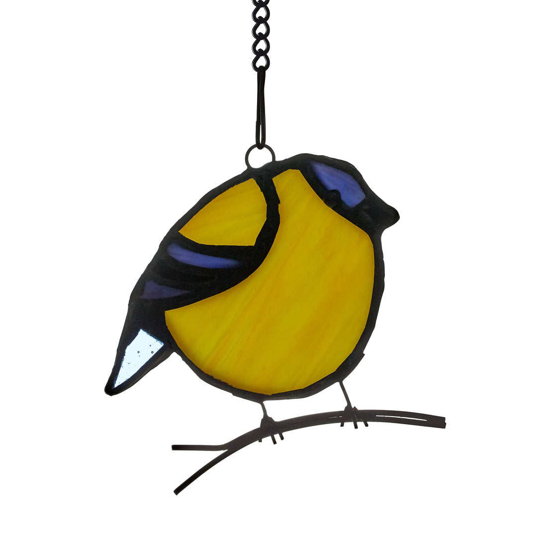 Bird Stained Glass Suncatcher, 4 Colors