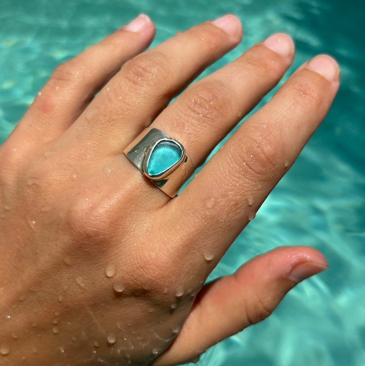Blue Sea Glass Band