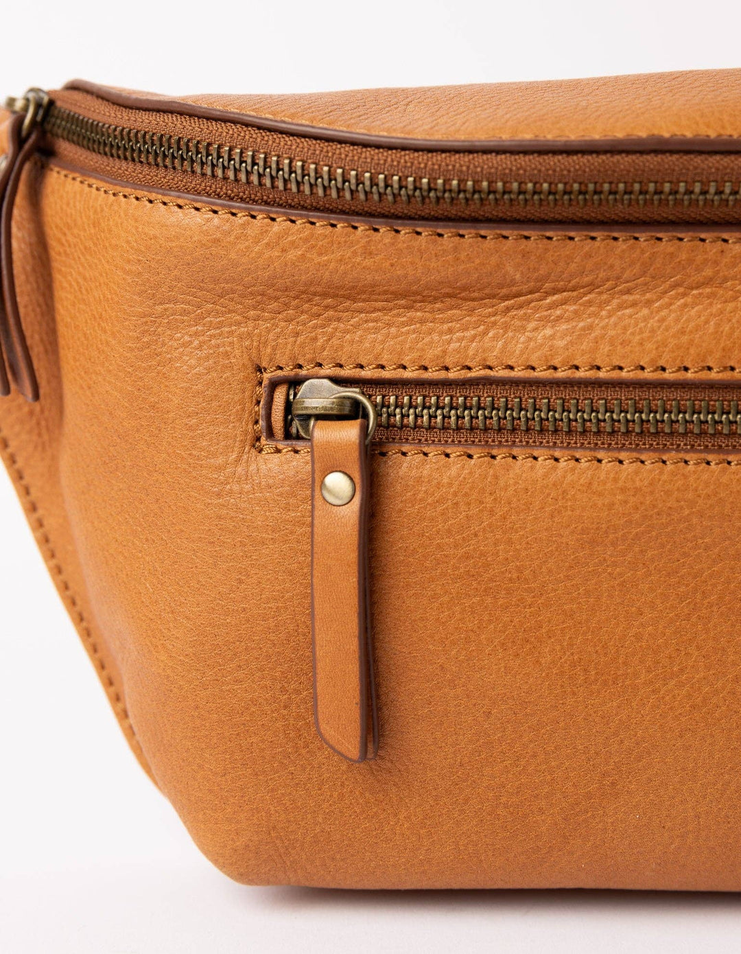 Drew Bum Bag, Wild Oak Soft Grain Leather