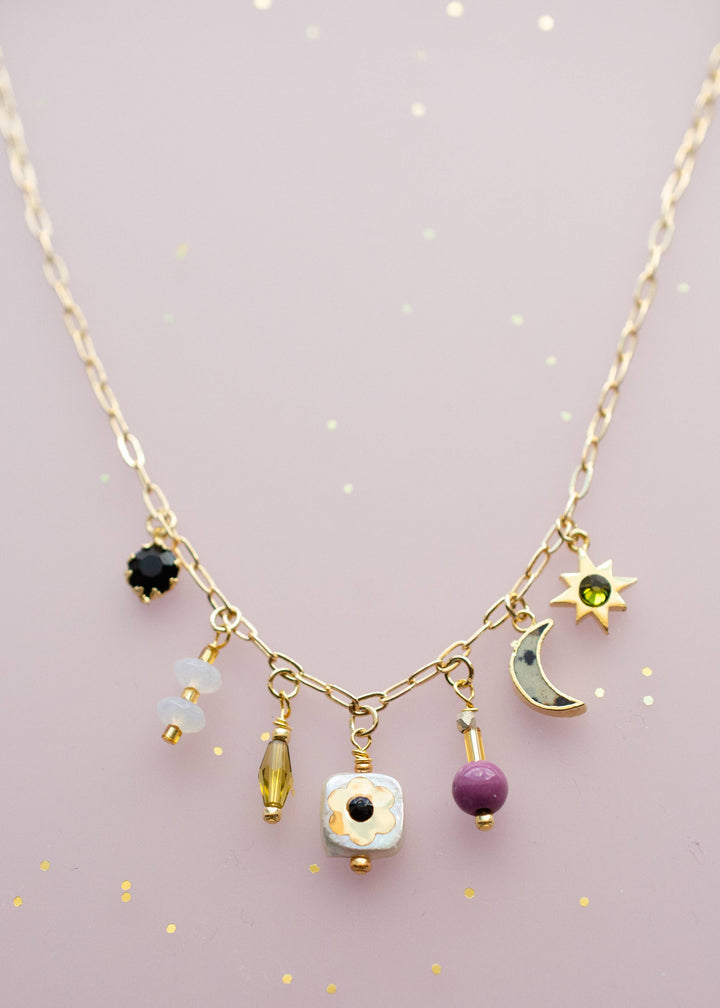 Floret Dainty Charm Necklace