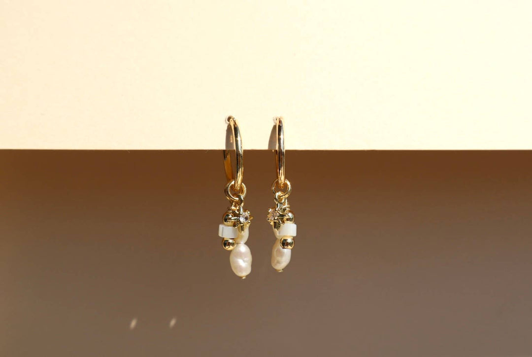 Coastal Blue Charm Earrings