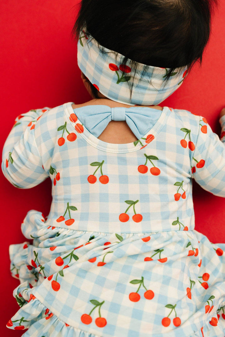 Cherry Picnic Bodysuit Bamboo Dress