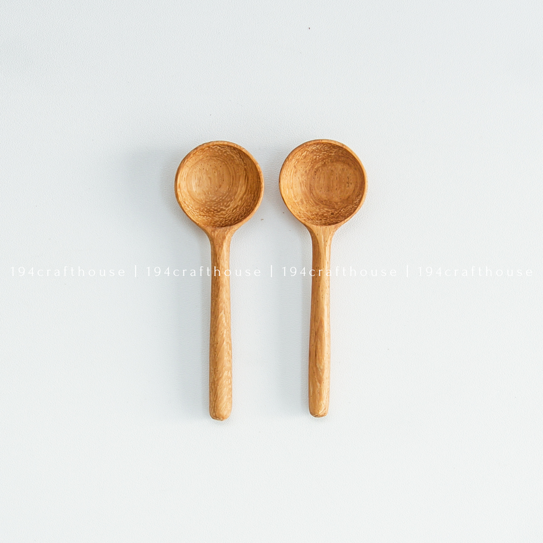 Tiny Wooden Sugar Spoons