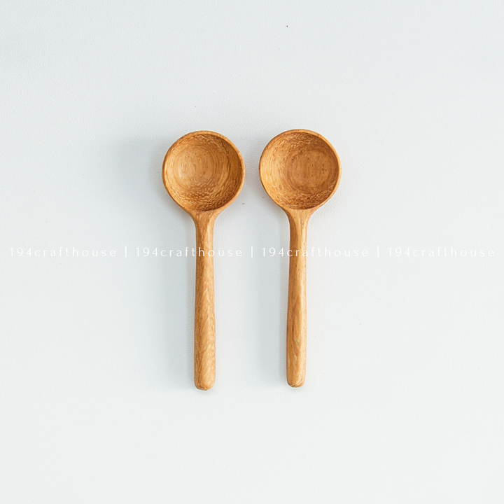 Tiny Wooden Sugar Spoons