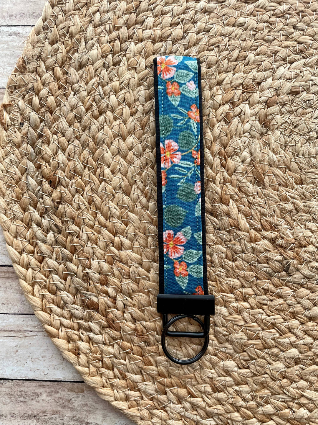 Briar Teal Keychain Wristlet