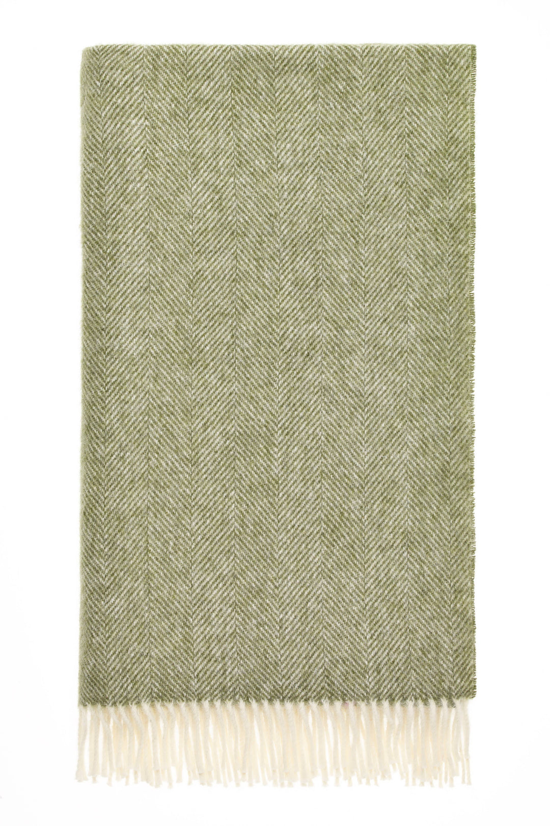 Herringbone 100% British Wool Range Throw, 2 Colors