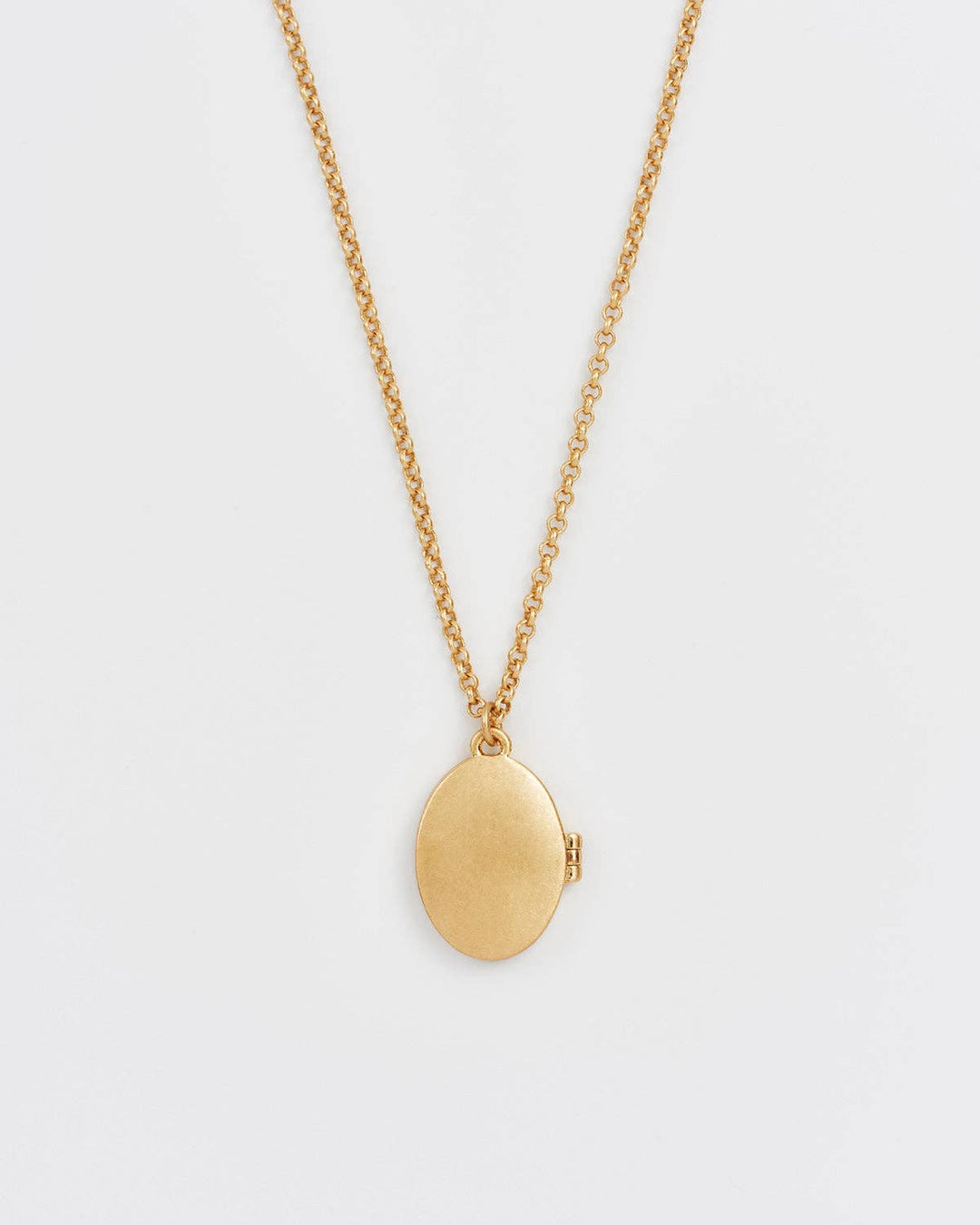Robin &amp; Blackberry Oval Locket Necklace