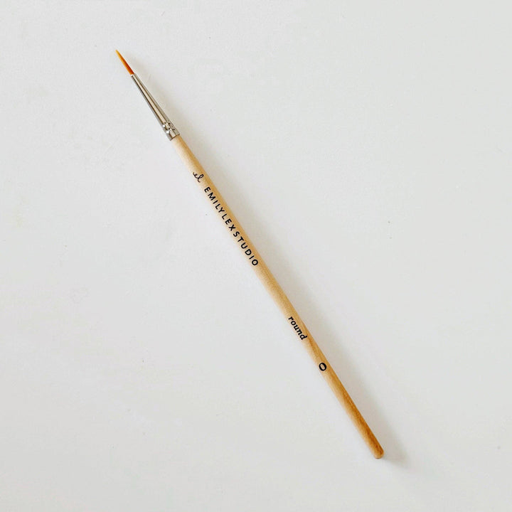 Watercolor Paintbrush Set of 5 Wood Brushes