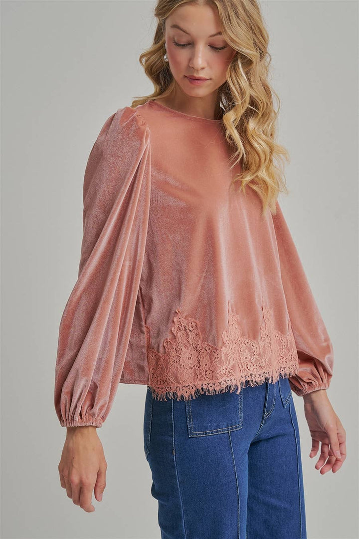 Velvet Holiday Blouse