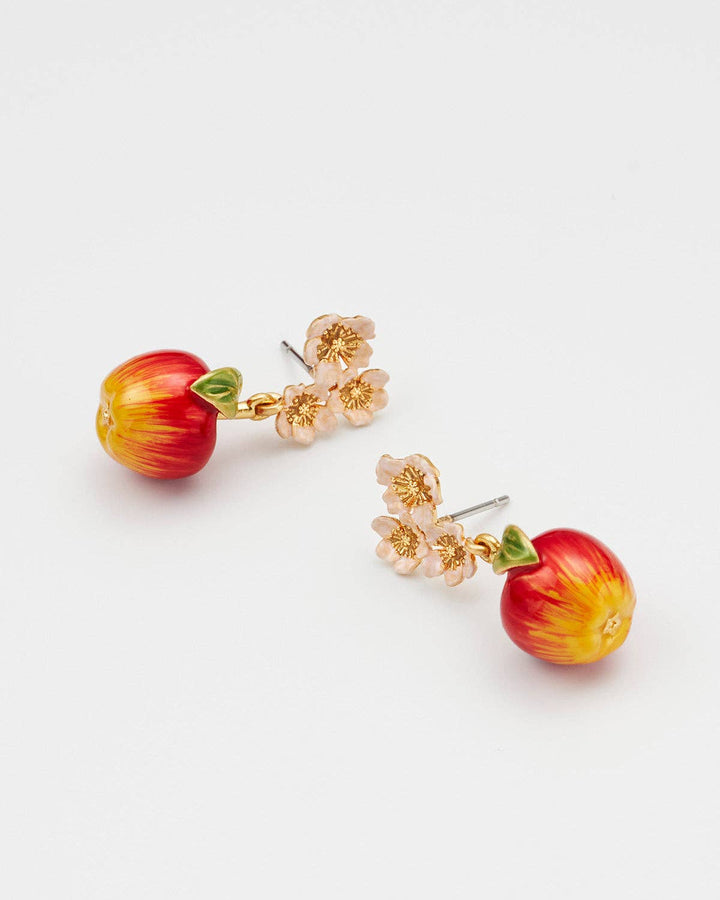 Apple Blossom Drop Earrings