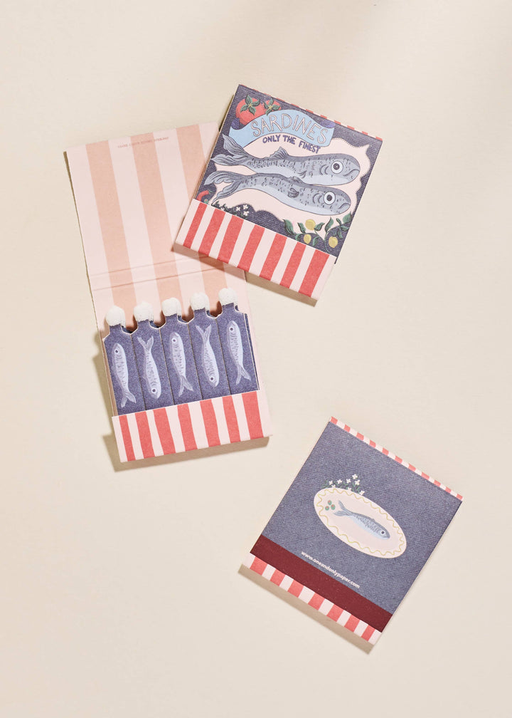 Sardine Tin Printed Matchbook