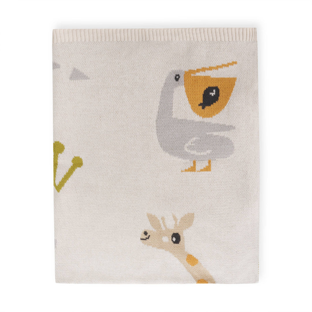 Jungle Friends Knit Baby Blankets