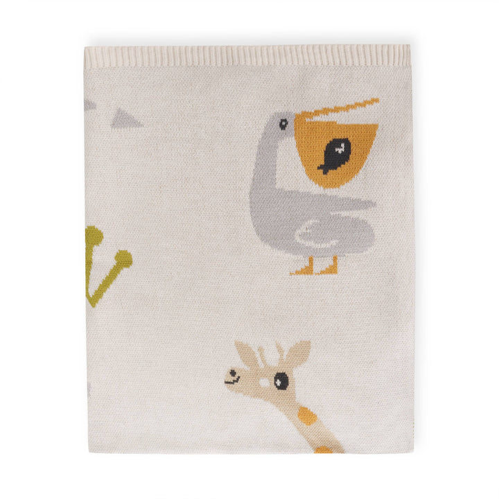 Jungle Friends Knit Baby Blankets