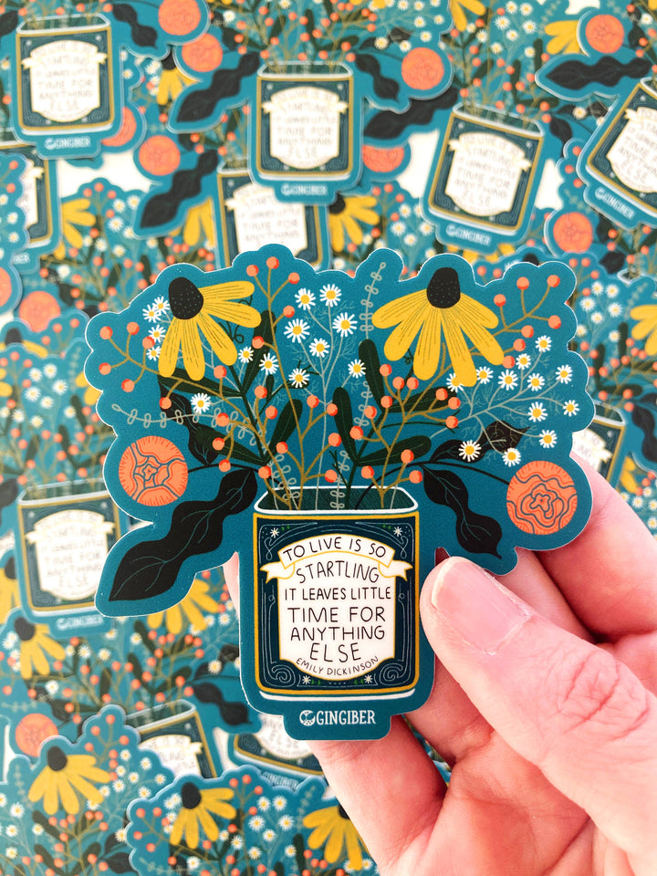 Flower Tin Sticker