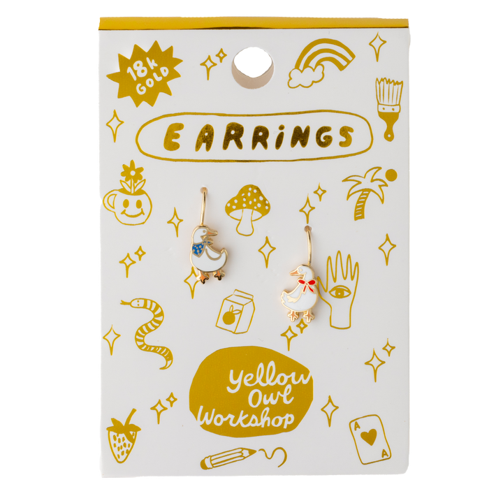 Duck Earrings