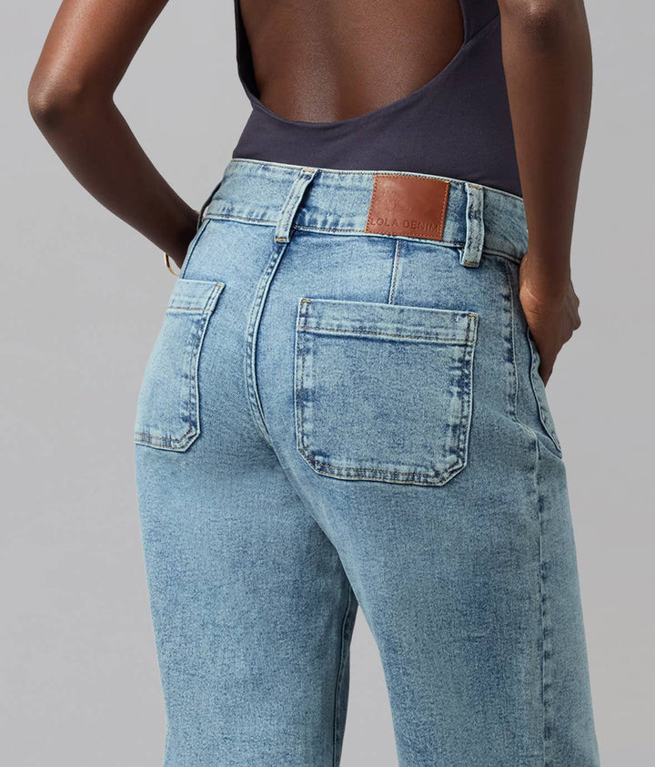 Colette High Rise Wide Leg Jeans