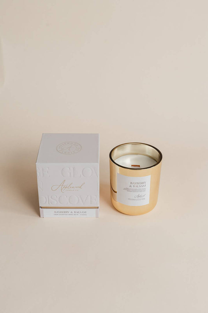 Bayberry &amp; Balsam Luxury Candle, Made in Michigan