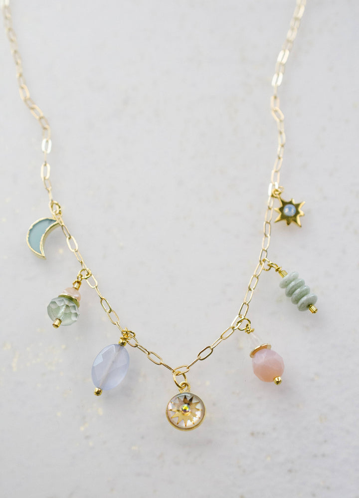 Zodiac Air Charm Sign Necklace