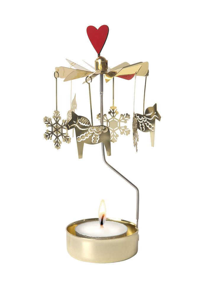 Christmas Horse Rotary Candleholder