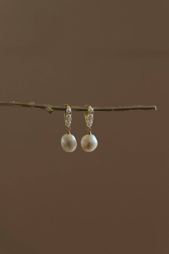 Marlowe Pearl Drop Earrings