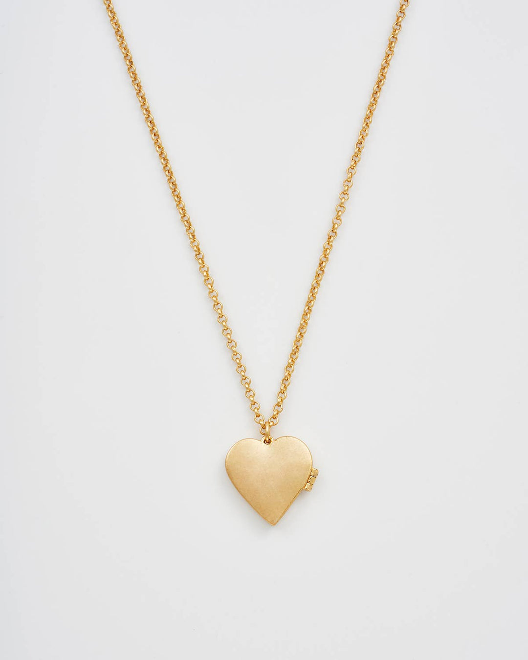 Floral Heart Locket Necklace