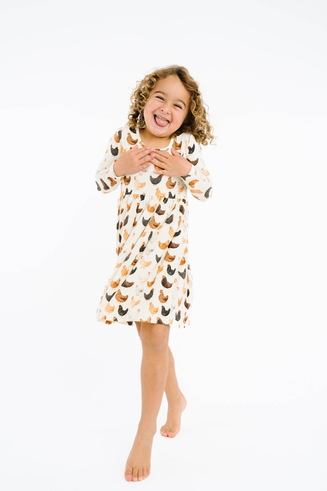 Backyard Chickens Bamboo Dress